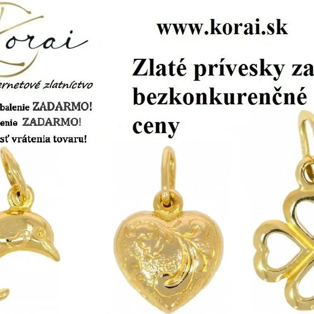 Zlaté prívesky Korai