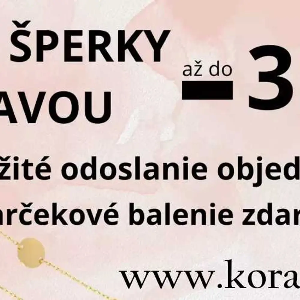 Krásne zlaté šperky zo 14 karátového zlata Korai